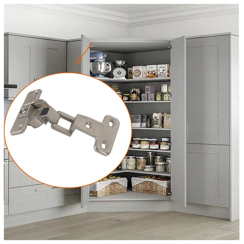 TAIQIAOLE 2Pieces 270 Degree Angle Cabinet Hinges Full Opened Door