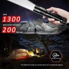 axefury Flashlight, Rechargeable Magnetic LED Flashlight High Powered 1300 Lumens,Tactical