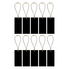 10pcs Mini Chalkboard Bottle Keeper Bottle Tag Plates Solid | Size: 67x30mm | Thickness: 2mm | Made in Japan