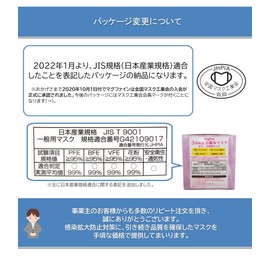 [Magfine] 【全国マスク工業会正会員 JIS規格適合 国内実証データ取得済 個包装】三層不織布マスク 小さめ 女性子供サイズ 1箱50枚入【2020年9月から個包装・品質改良】 (1-2. 女性子供サイズ 個包装50枚入×2箱セット)