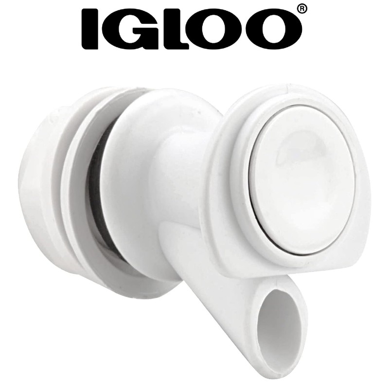 IGLOO Part's (White) Push Button Spigot, 2-10 Gallon Water Jugs