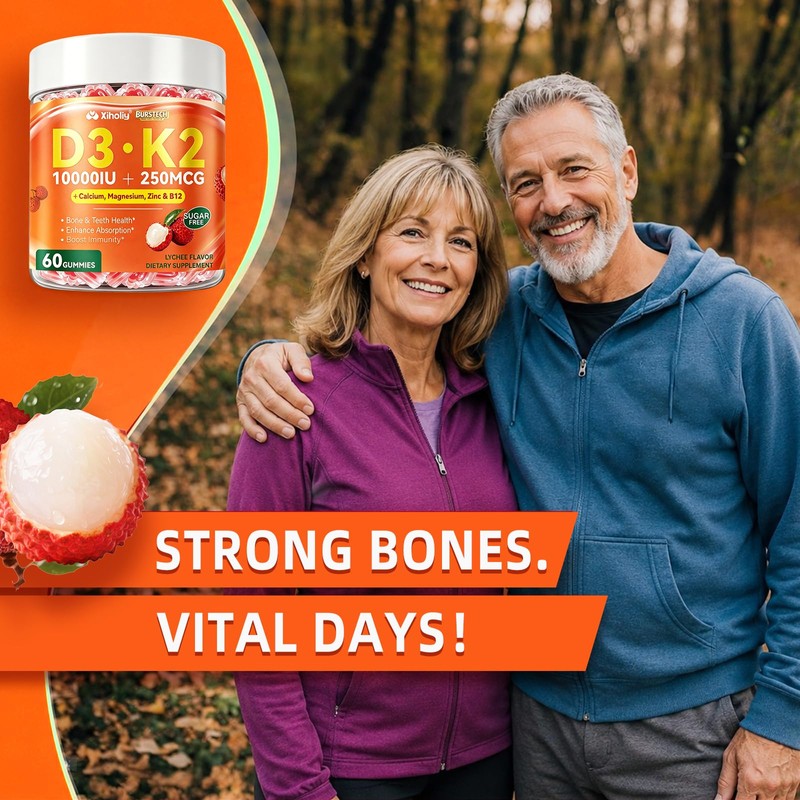 Vitamin D3 K2 Gummies - Vitamin D3 5000IU / 10000