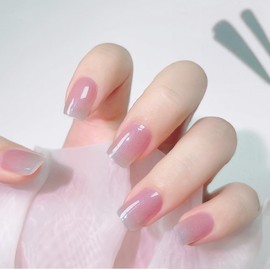 ES-63 20 Fingers, Pink Nail Seals, Long Lasting and Odorless, Just Stick On, Gel Nail Seal, Curing Type, Gel Nails, Just Stick, Nail Design, Nail Wrap, Long Lasting, Gel Nails, Cute, Popular Design
