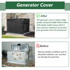 Generator Cover,Heavy Duty 600D Waterproof Generator Cover for 7043 22kW