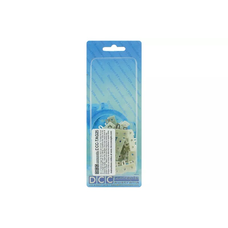 DCCconcepts DCC Concepts ~ Track Bus Terminal Tags ~ 25