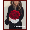 Mia Milano Rose Box with Infinity Roses, Valentine's Day Gift,