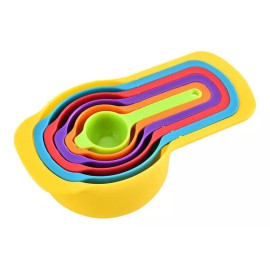 Importeek Set Cucharas Tazas Medidoras Cocina Reposteria Precision