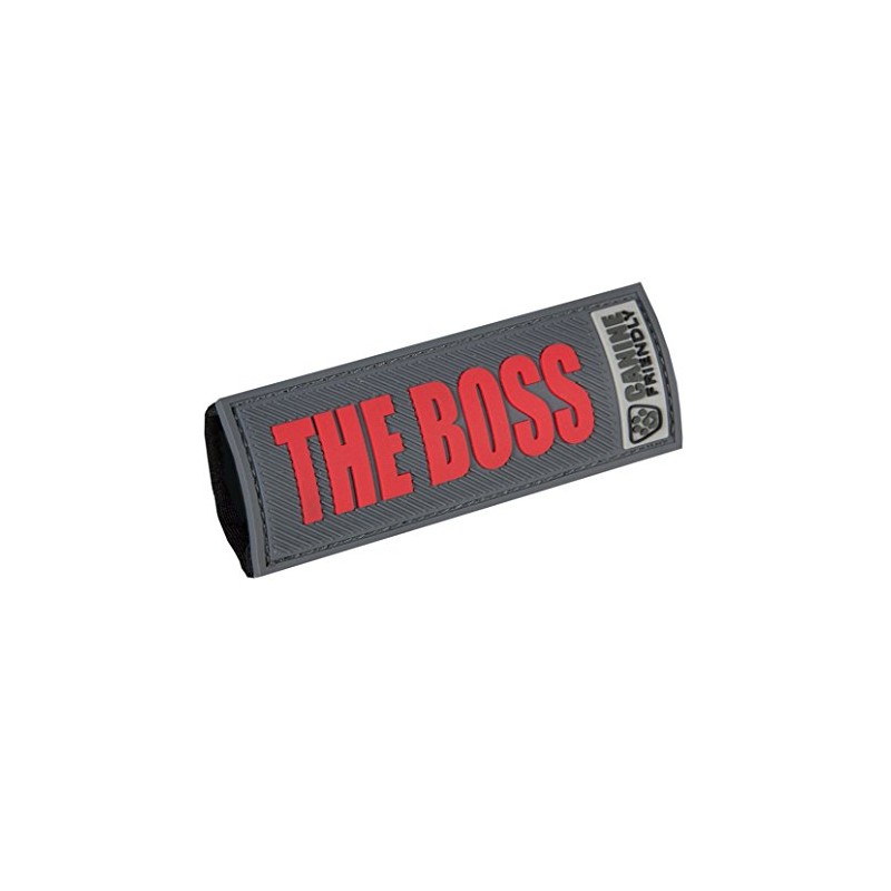 Canine Friendly 1" Bark Notes 'The Boss' Patch for Collar
