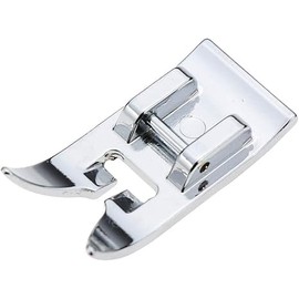 1PCS Universal General Purpose Zig Zag Foot Straight Stitch Foot for Singer, Brother, Janome, Kenmore, babylock, Toyota, etc. Domestic Low Shank Sewing Machines(Silver)