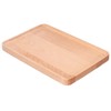 Fruit Dishes Beech Wooden Serving Tray Rectangular Decorative Dessert Plate