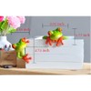 3D Creative Frog Statues,Moral Integrity Green Frog Figurines,Funny & Cute