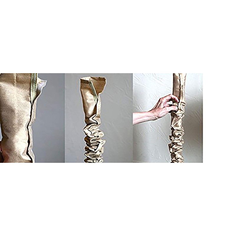 Golden Chandelier Chain Cover Cover Faux Silk 6 ft Long
