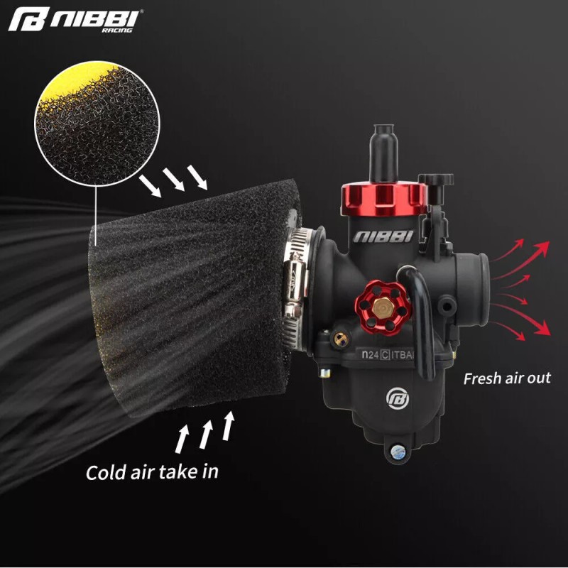 NIBBI PWK28 Carburetor Kit for Predator 212cc 196cc 224cc Axis