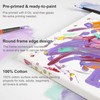 PHOENIX Stretched Canvas for Painting 16x16 Inch/4 Value Pack, 8
