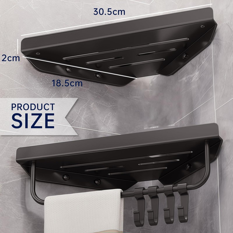 CHOUPIJIANG Shower Corner Shelf,2 Layer Bathroom Corner Shower Caddies with
