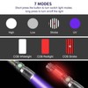 COSOOS 2 Pack UV Flashlight Black Lights, USB Rechargeable UV