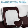 ANARACHON Leather Look Couch Cushion Covers Sofa Seat Slipcovers Sets