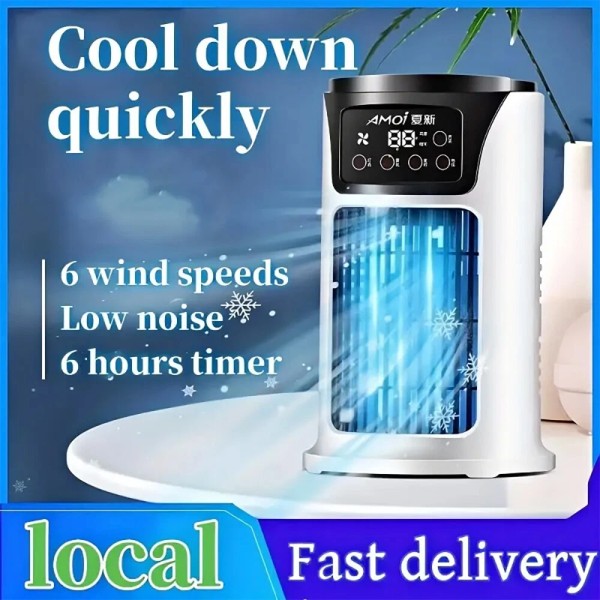 Portable Mini Air Cooler Fan 3 in 1 Ice Cold