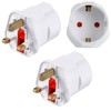 Neuftech - 2 x Reiseadapter UK, GB, England auf europäischer