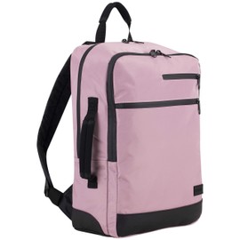 BODHI Business Class Backpack Briefcase With Trolley Sleeve, Dusty Rose