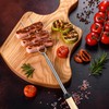 Pack of 8 Telescopic Marshmallow Barbecue Skewers, Stainless Steel Marshmallow