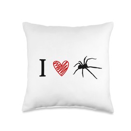 Spider I love spiders Spider lover Tarantula Throw Pillow