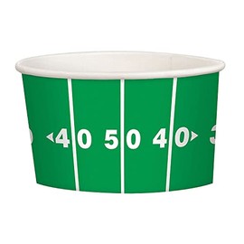 Fun Express Football Field Paper Bowls for Soup or Chili - 8 Ct.