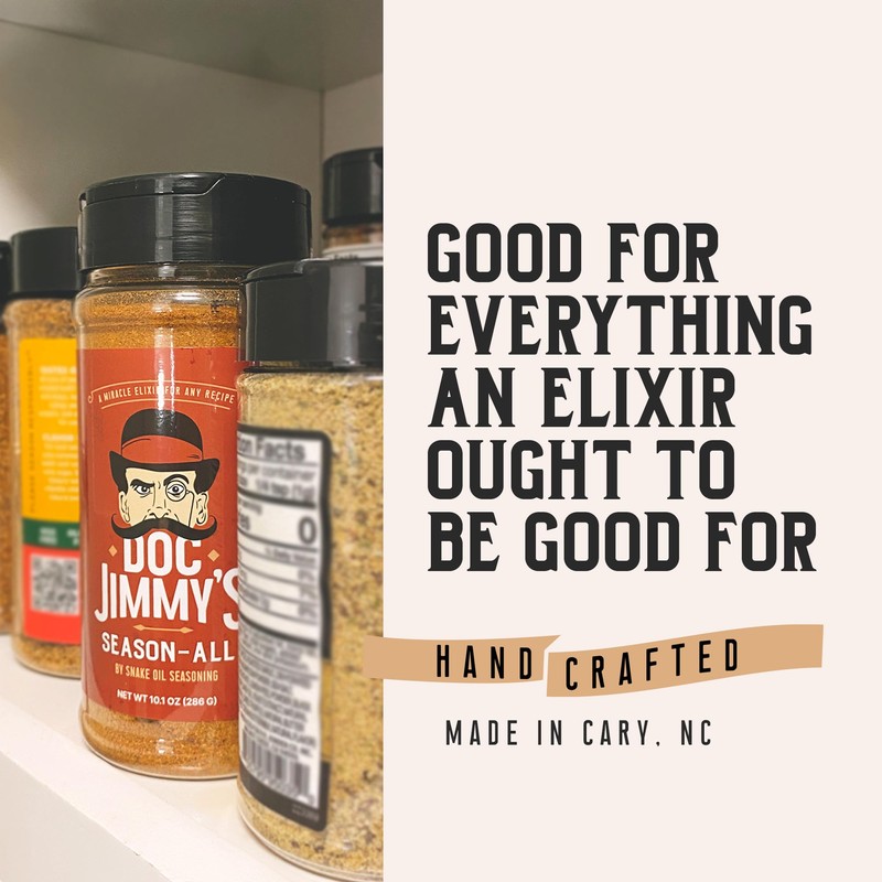 Doc Jimmy's Season-All – Blackened, Smoked, & Grilled Perfection in