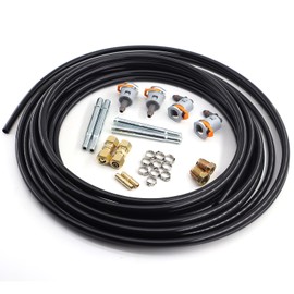3/8 Fuel Line Repair Kit 3/8 in (10mm), Nylon Fuel Line Replacement Kit 23 Pack FLK-38