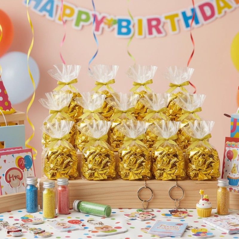 55ct Gold Buttermints in Gift Bag – Individually Wrapped Butter