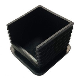 dexierp Protection Force 2-1/2" 64mm (Pack of 1) Square OD Tubing Plastic Insert Plug, Tubing Post End Cap, Chair Glide