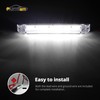 Partsam 4pcs 6" White 12 Led Utility Strip Light Boat