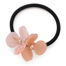 JewelVOX Women's Hair Rubber Hair Accessories, Popular, Marble Pattern, Flower, Fashionable, Adult (Pink Mix)