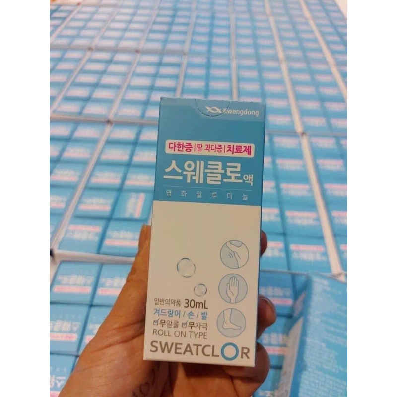 Sweetclor [SWEATCLOR] Antiperspirant roll - eliminates perspiration & free of