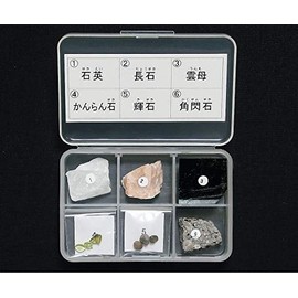 Rock Specimen (6 Types of Rock Specimen Rock Mineral) / 3-657-05