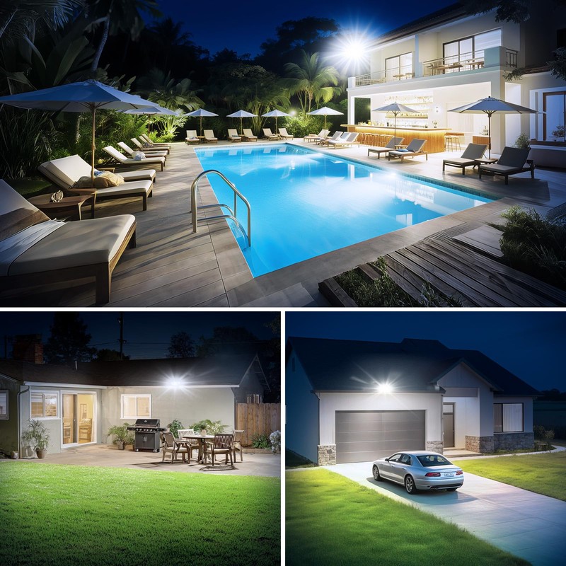 Onforu 90W Flood Lights Outdoor, 10000LM Brightness LED Flood Light