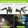 4-Pack Solar Spot Lights for Outside, 30LEDs Solar-Powered Lights Outdoor