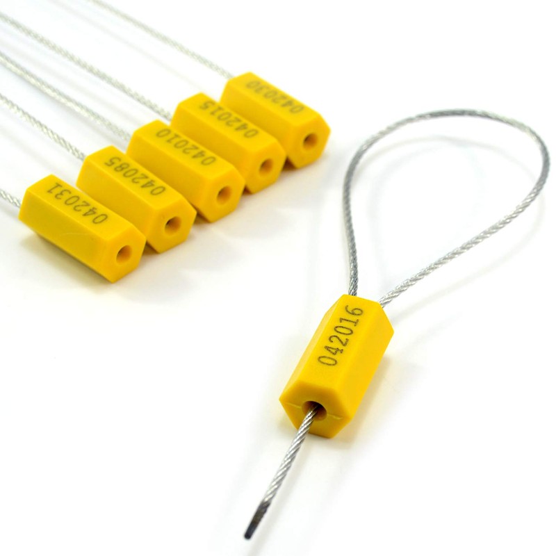 Leadseals(R) 100 Steel Cable Seals - Metal Security Seals for