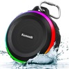 Kunodi Bluetooth Shower Speaker with IPX7 Waterproof, Dynamic Lights, Crisp