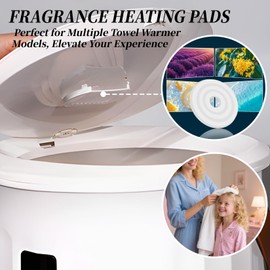 Sukh 24 Pack Fresh Replacement Fragrance Disc,Towel Warmer Scent Disc,8 Flavors Household Fragrance Scented Pads