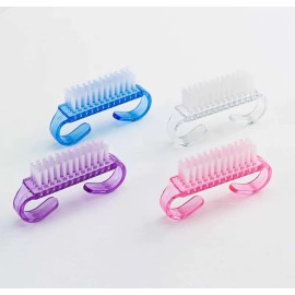4 Cepillos Para Manicure Elimina Residuos Esmalte Pedicure