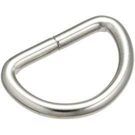 Kyoshin L 1171001-01 71001-01 Metal Fittings, D-ring 0.5 inches (12 mm), 4 Pieces, Nickel