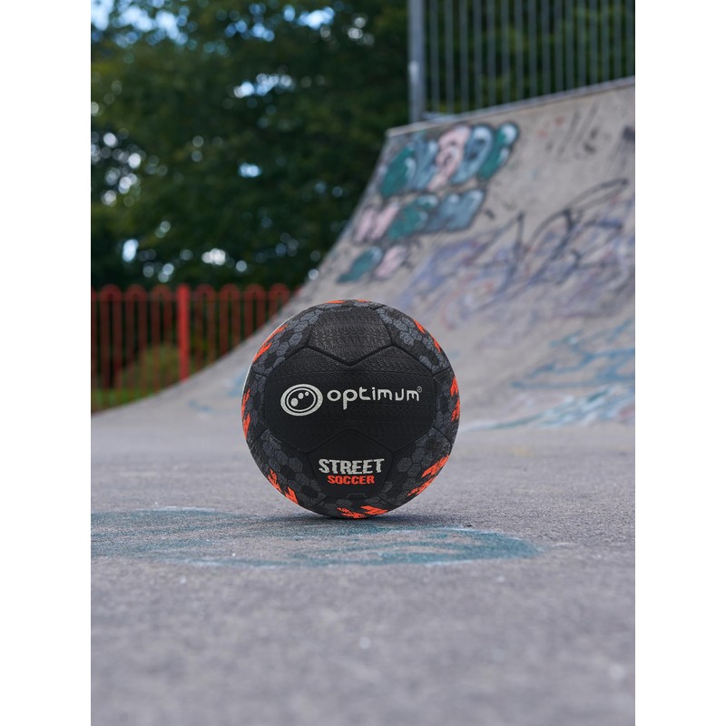 Optimum STREET FOOTBALL - BLACK/ORANGE - SIZE 4