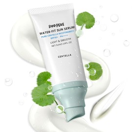 Protector Solar Centella Spf 50+ Pa++++, 50 Ml. Protector Solar Coreano Con Niacinamida Para Rostro Y Cuerpo. Sérum Solar Suave Y Acuoso Para Piel Grasa Y Seca. Hidratación Duradera, Sin Resid
