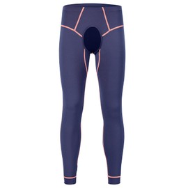 ZONBAILON Long Johns for Men Thermal Underwear Open Front Mens Base Layer Thermal Bottoms Leggings