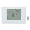 Wireless RF Temperature Controller Programmable LCD Backlit Display Smart Electric