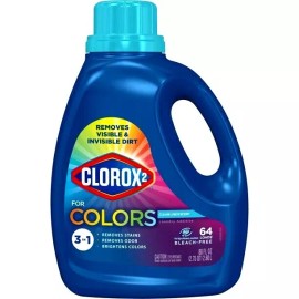Clorox 2 for Colors 3-in-1 Clean Linen Stain Remover and Odor Deodorizer 88 oz.