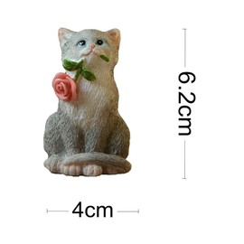 Gemmia Fairy Garden Miniature Cat Figurine- Have a Nice Day