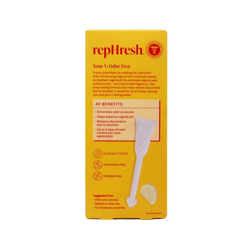 RepHresh Vaginal Gel, 0.07 oz, 12 Prefilled Applicators (Pack of