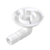 sourcing map Air Conditioner Drain Hose Connector Elbow Fitting for